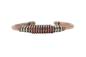 Drei Metalle Armreif, schmall, Nepaldesign 2