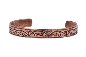 Armreif, Kupfer, Nepaldesign 3
