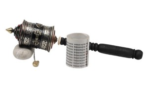 Gebetsmühle, Om Mani und Dorje