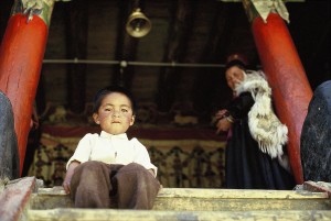 Grußkarte, Junge aus Phyang, Ladakh, Indien