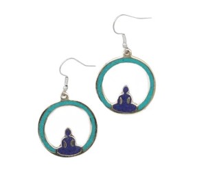 Buddha Ohrringe aus Nepal