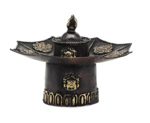 Räucherstäbchenhalter, Glückssymbole, Dorjes, Nepal