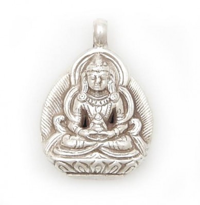 Avalokiteshvara Anhänger aus Nepal, Sterlingsilber (925)