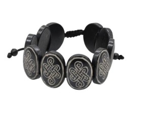 Yak Horn Armband "Endloser Knoten" aus Nepal