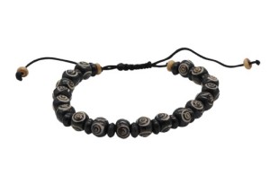 Armband aus Glas/Horn Nepaldesign 3
