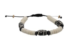 Armband aus Glas/Horn Nepaldesign 9