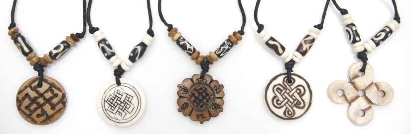 Endloser Knoten Anhänger - Tibet-Style