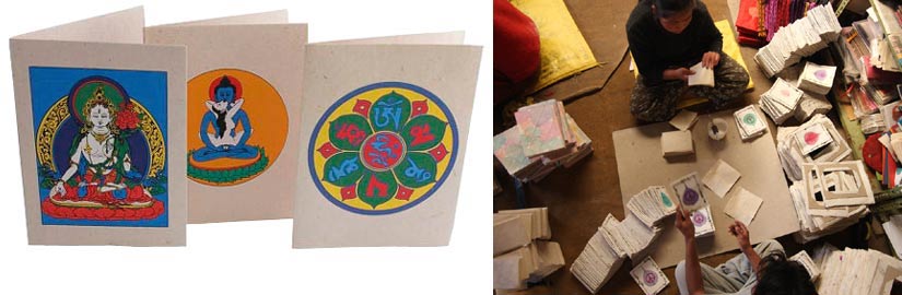 Lokta Papier Grußkarten