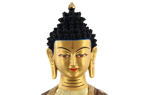 Glücks Anhänger Nepal Indien Buddhas Eyes Vor u.Rückseite 