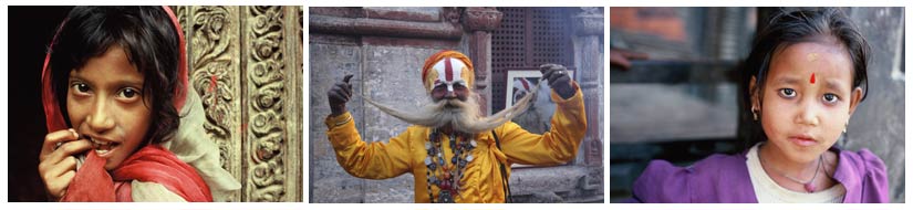 Grußkarten Portraits aus Nepal
