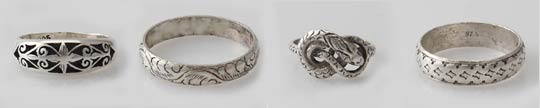Ringe ohne Steine