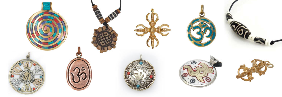 anhänger aus yak-horn